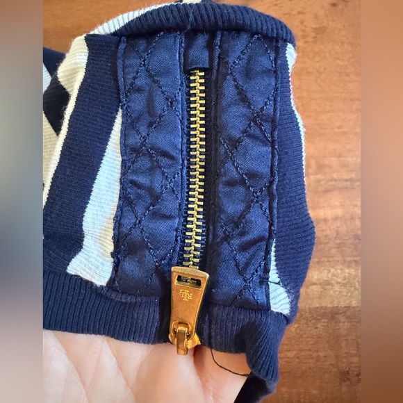 Lauren Ralph Lauren Striped Long Sleeve Top - Navy Blue sand White - Picture 15 of 16